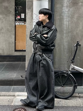 「アイテム（財布）」を使った、Seigoさん（メンズ・165cm）の秋コーディネート