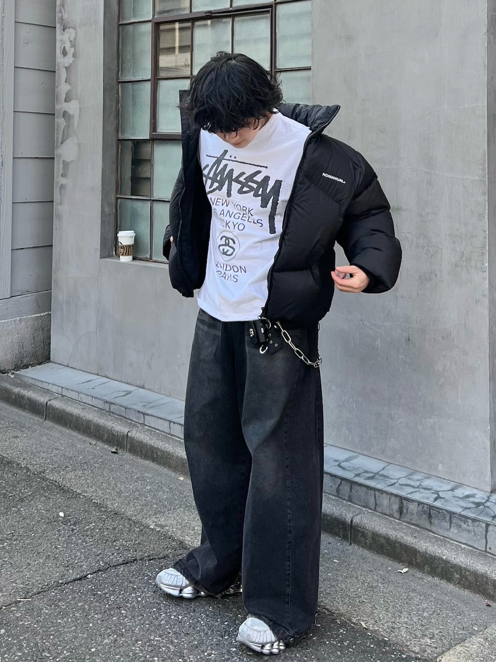 NIKE WMNS SHOX TL AR3566-003を使った人気ファッションコーディネート