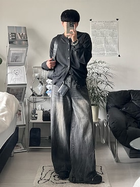 「HARE（ハレ）のアイテム（アクセサリー）」を使った、Seigoさん（メンズ・165cm）の春コーディネート