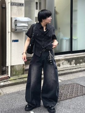 「アイテム（ネックレス）」を使った、Seigoさん（メンズ・165cm）の夏コーディネート