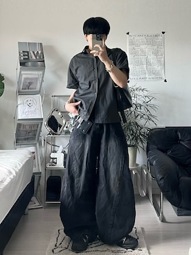 「SALOMON（サロモン）のアイテム」を使った、Seigoさん（メンズ・165cm）の春コーディネート