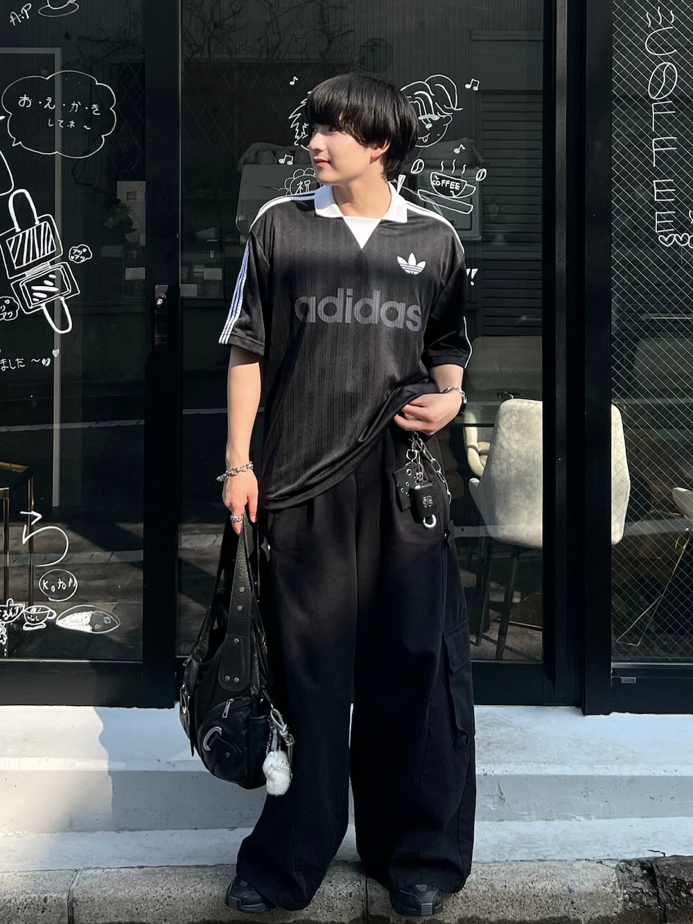 襟付きゴーリートップ / アディダスオリジナルス adidas Originalsを