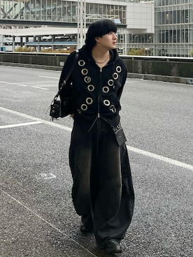 「mushwear（マッシュウェア）のアイテム」を使った、Seigoさん（メンズ・165cm）の秋コーディネート