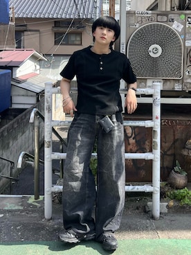 「アイテム（トップス）」を使った、Seigoさん（メンズ・165cm）の夏コーディネート