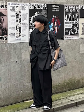 「epnok（エプノック）のアイテム（スラックス）」を使った、Seigoさん（メンズ・165cm）の夏コーディネート