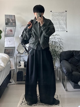 「SINSS（シンス）のアイテム（アクセサリー）」を使った、Seigoさん（メンズ・165cm）の春コーディネート