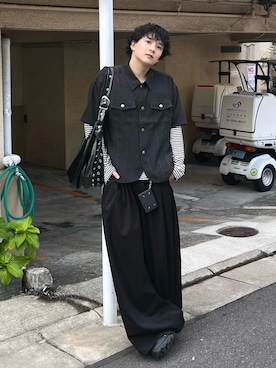 「アイテム（財布）」を使った、Seigoさん（メンズ・165cm）の秋コーディネート