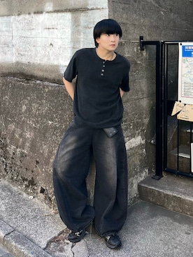 「SALOMON（サロモン）のアイテム」を使った、Seigoさん（メンズ・165cm）の夏コーディネート