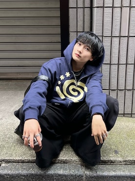 「Chikashitsu +（チカシツプラス）のアイテム」を使った、Seigoさん（メンズ・165cm）の秋コーディネート