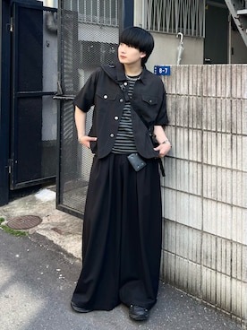 「SINSS（シンス）のアイテム」を使った、Seigoさん（メンズ・165cm）の春コーディネート