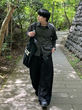 「SALOMON（サロモン）のアイテム」を使った、Seigoさん（メンズ・165cm）の春コーディネート