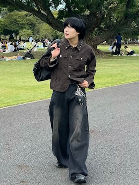 「mushwear（マッシュウェア）のアイテム」を使った、Seigoさん（メンズ・165cm）の秋コーディネート