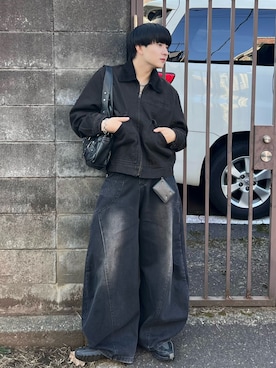 「アイテム（財布）」を使った、Seigoさん（メンズ・165cm）の秋コーディネート