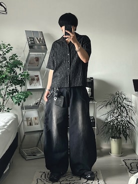 「アイテム（コインケース）」を使った、Seigoさん（メンズ・165cm）の夏コーディネート