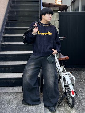 「アイテム（財布）」を使った、Seigoさん（メンズ・165cm）の秋コーディネート