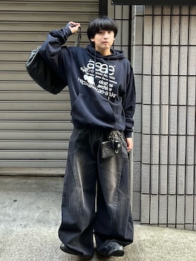「アイテム（ウォレットチェーン）」を使った、Seigoさん（メンズ・165cm）の秋コーディネート