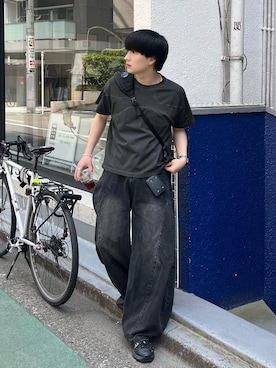 「アイテム（財布）」を使った、Seigoさん（メンズ・165cm）の夏コーディネート
