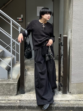 「アイテム（コインケース）」を使った、Seigoさん（メンズ・165cm）の秋コーディネート
