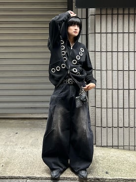 「アイテム（コインケース）」を使った、Seigoさん（メンズ・165cm）の秋コーディネート