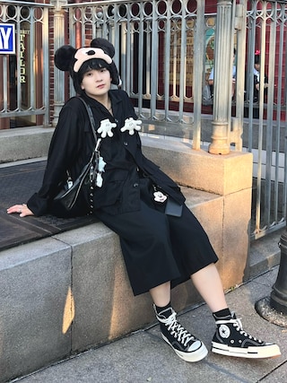 「Chikashitsu +(チカシツプラス)の【Chikashitsu +】eyelet cross bag / 【チカシツプラス】アイレットクロスショルダーバッグ(ショルダーバッグ)」を使った、Seigoさん(メンズ・165cm)の秋コーディネート