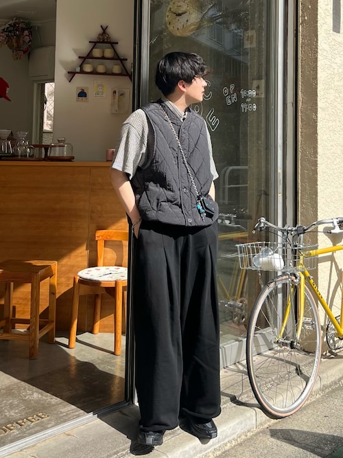 Quilted vest/キルティングベスト（撥水加工）