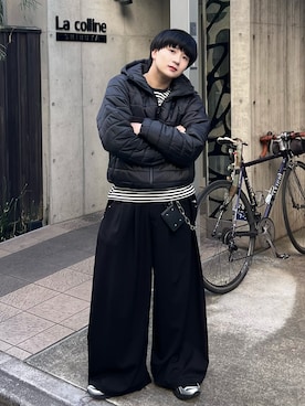 「アイテム（財布）」を使った、Seigoさん（メンズ・165cm）の冬コーディネート