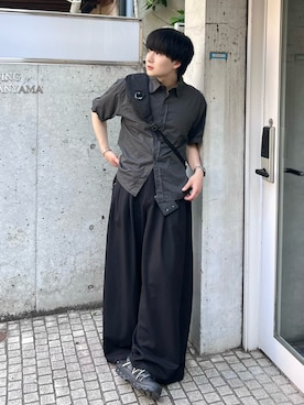 「HARE（ハレ）のアイテム（アクセサリー）」を使った、Seigoさん（メンズ・165cm）の春コーディネート