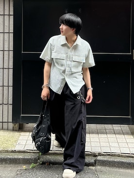 「アイテム（ウォレットチェーン）」を使った、Seigoさん（メンズ・165cm）の夏コーディネート