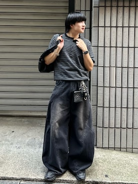 「アイテム（ウォレットチェーン）」を使った、Seigoさん（メンズ・165cm）の秋コーディネート
