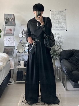 「SINSS（シンス）のアイテム（アクセサリー）」を使った、Seigoさん（メンズ・165cm）の春コーディネート