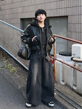 「アイテム（財布）」を使った、Seigoさん（メンズ・165cm）の冬コーディネート