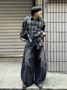 「アイテム（コインケース）」を使った、Seigoさん（メンズ・165cm）の秋コーディネート