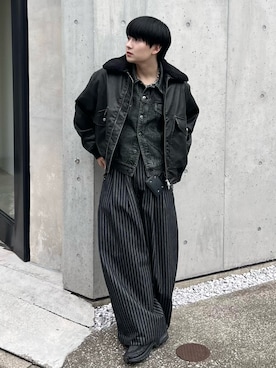 「アイテム（ウォレットチェーン、その他）」を使った、Seigoさん（メンズ・165cm）の秋コーディネート