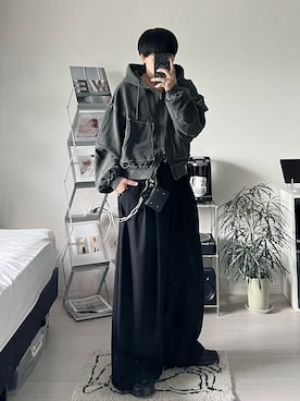 「アイテム（財布）」を使った、Seigoさん（メンズ・165cm）の冬コーディネート