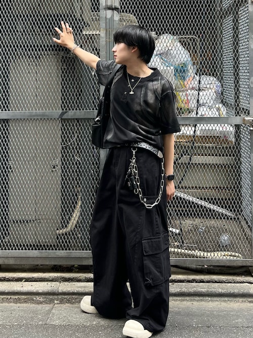Metal Henry neck T-shirt /メタルヘンリーネックTシャツ