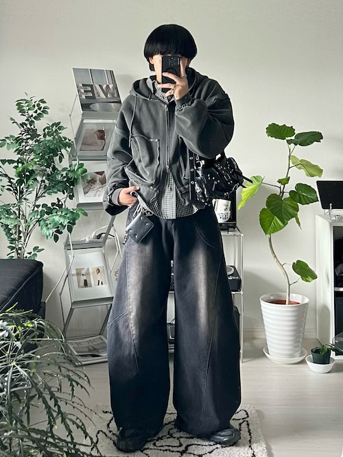 ベルト デザイン スタッズ y2k トート ショルダーバッグ