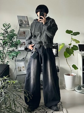 「mushwear（マッシュウェア）のアイテム」を使った、Seigoさん（メンズ・165cm）の秋コーディネート