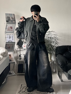 「SINSS（シンス）のアイテム」を使った、Seigoさん（メンズ・165cm）の冬コーディネート