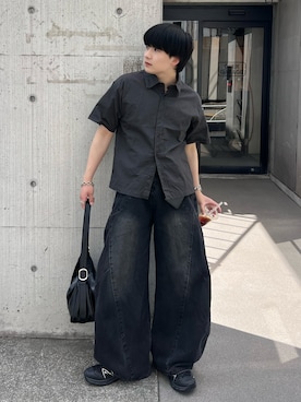 「HARE（ハレ）のアイテム（アクセサリー）」を使った、Seigoさん（メンズ・165cm）の春コーディネート