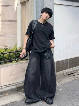 「ANDER HUNK（アンダーハンク）のアイテム」を使った、Seigoさん（メンズ・165cm）の夏コーディネート