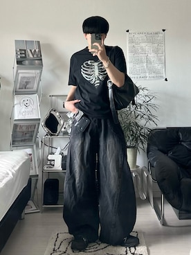 「WISH FOR EVER（ウィッシュフォーエバー）のアイテム」を使った、Seigoさん（メンズ・165cm）の春コーディネート