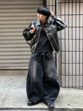 「ANDER HUNK（アンダーハンク）のアイテム」を使った、Seigoさん（メンズ・165cm）の春コーディネート