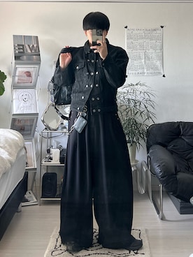 「ANDER HUNK（アンダーハンク）のアイテム」を使った、Seigoさん（メンズ・165cm）の春コーディネート