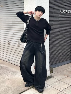「アイテム（財布）」を使った、Seigoさん（メンズ・165cm）の夏コーディネート
