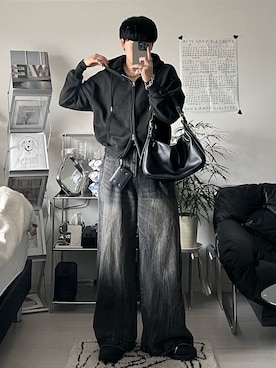 「soerte（ソエルテ）のアイテム」を使った、Seigoさん（メンズ・165cm）の春コーディネート