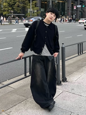 「HARE（ハレ）のアイテム」を使った、Seigoさん（メンズ・165cm）の春コーディネート