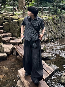 「HARE（ハレ）のアイテム」を使った、Seigoさん（メンズ・165cm）の夏コーディネート