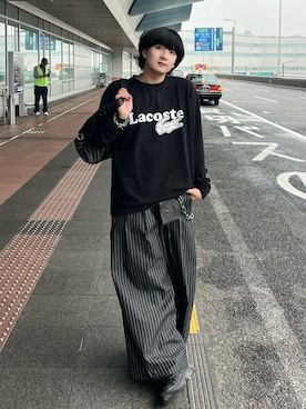 「アイテム（コインケース）」を使った、Seigoさん（メンズ・165cm）の秋コーディネート