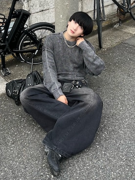 「アイテム（コインケース）」を使った、Seigoさん（メンズ・165cm）の夏コーディネート
