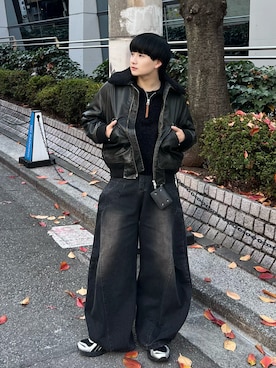 「アイテム（財布）」を使った、Seigoさん（メンズ・165cm）の冬コーディネート